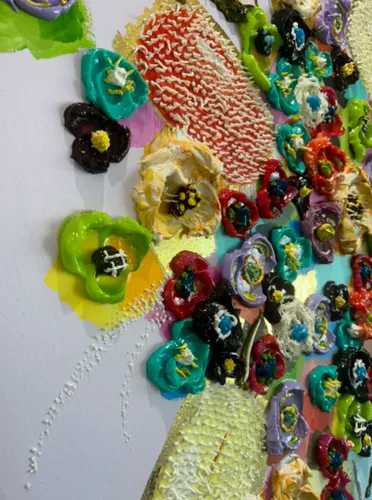 An original mixed media painting by Artist Collie Crawford available at The Little Gallery in Whangamata and Tairua